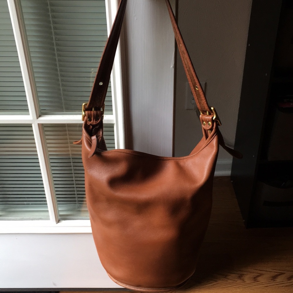 Vintage Coach bucket bag
